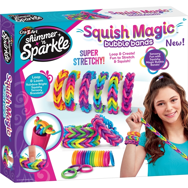 Shimmer n' Sparkle Squish Magic Bubble Bands (Bild 1 av 7)