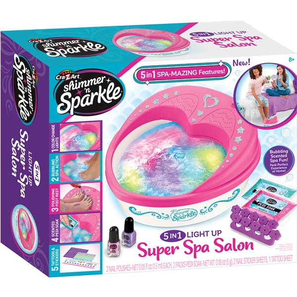 Shimmer n' Sparkle 5-in-1 Light Up Spa Salon (Bild 1 av 6)