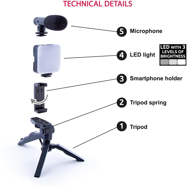 Studio Creator Podcast & Vlogging Kit (Bild 3 av 9)