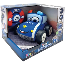 Police R/C Plush Car Radiostyrd 20 cm