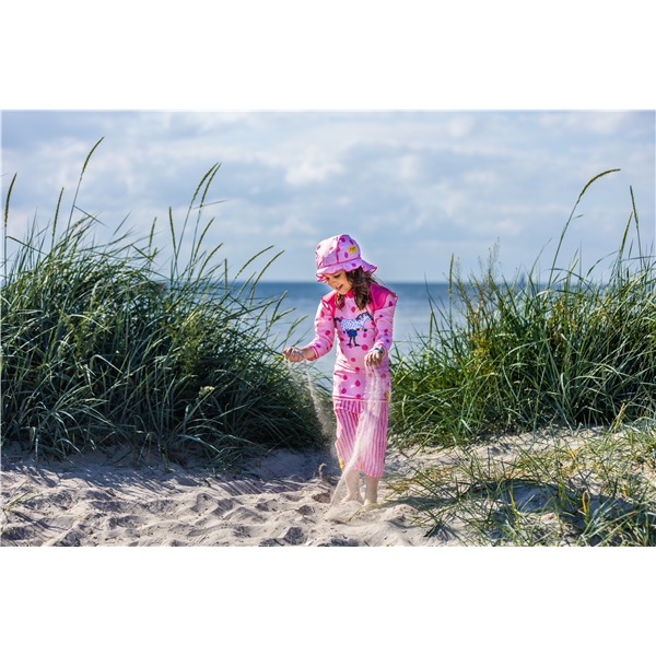 Swimpy UV-Hatt Pippi Rosa (Bild 2 av 2)