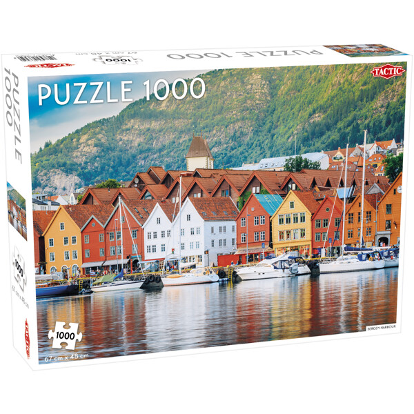 Tactic Pussel 1000 Bitar Bergen Harbour